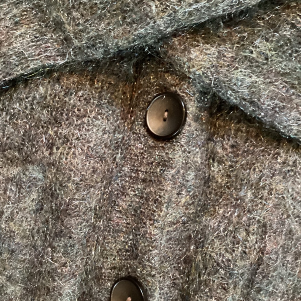 Long Button Front/Pockets Sweater - Picture 4 of 4